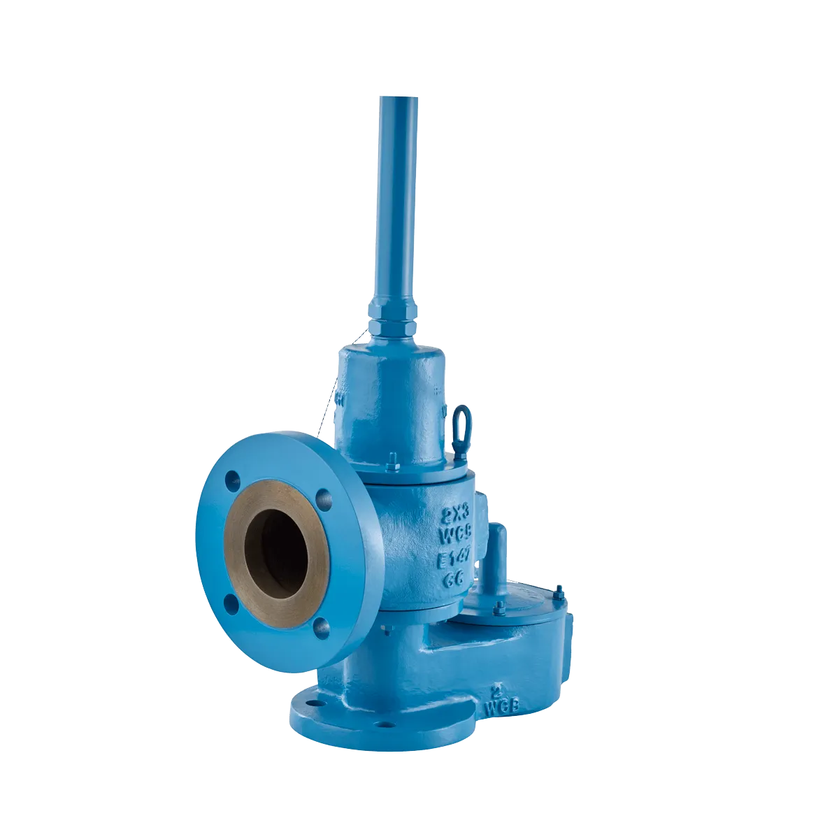 Válvula De Alivio De Presión / Vacío Con Desvío Por Tubería Y Resorte De Presión MODELO 1221B